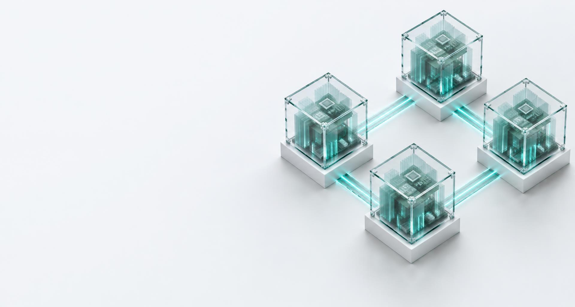 Empat platform data yang saling terhubung